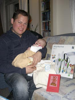 bergeweise Geschenke zur Geburt